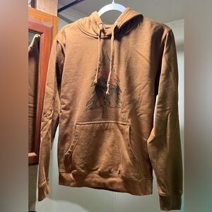 Brown Tree Graphic Hoodie